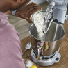 Планетарен миксер Kenwood Chef Baker XL KVL85.004SI, 1200 W, 2 купи 5/7 л, Електронно управление, Пулс, EasyWeigh™, Сребрист