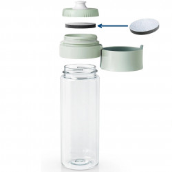 Филтрираща бутилка за вода Brita Fill & Go Vital, 600 мл, MicroDisc филтри, Светлозелен