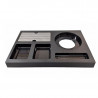 Електрическа кана с поднос Oliver Voltz OV51230Y, 1200W, 1 литър, Въртене на 360 градуса, Инокс/черен