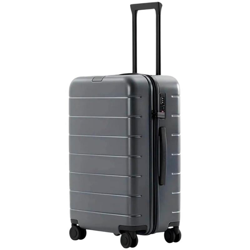 Кабинен куфар за ръчен багаж Xiaomi Luggage Classic Pro 28", 104 л, 76.8х49.8х31.5 см, Ключалка TSA, Тихи колелца, Сив