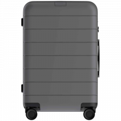 Кабинен куфар за ръчен багаж Xiaomi Luggage Classic Pro 24", 65 л, 66.5х43.3х27.5 см, Ключалка TSA, Тихи колелца, Сив