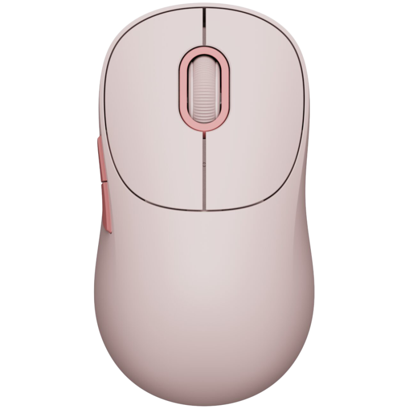 Безжична мишка Xiaomi BHR8911GL, 1200 DPI, 5 бутона, Bluetooth/2.4 GHz, Безшумно кликване, Розов