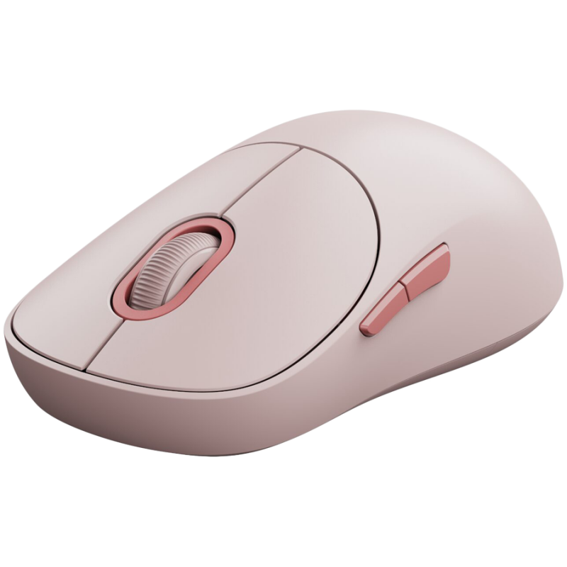 Безжична мишка Xiaomi BHR8911GL, 1200 DPI, 5 бутона, Bluetooth/2.4 GHz, Безшумно кликване, Розов