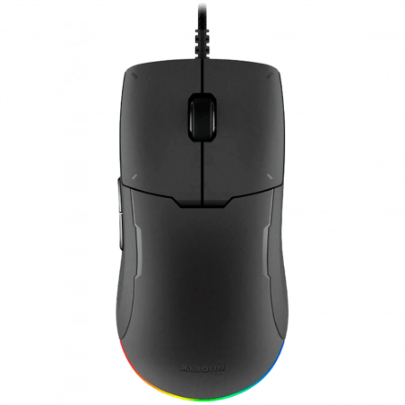 Геймърска мишка Xiaomi BHR8869GL, 6200 DPI, 5 бутона, USB, RGB подсветка, Черен