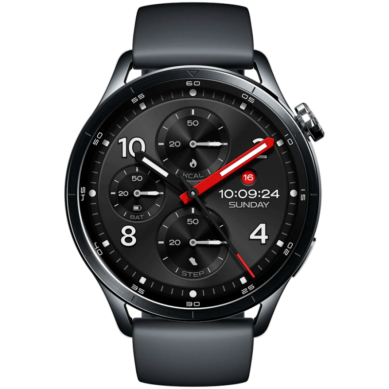 Смарт часовник Xiaomi WATCH S5 M2530W1, 46 мм, 1.48″ AMOLED, GPS, Bluetooth, Водоустойчив, Черен