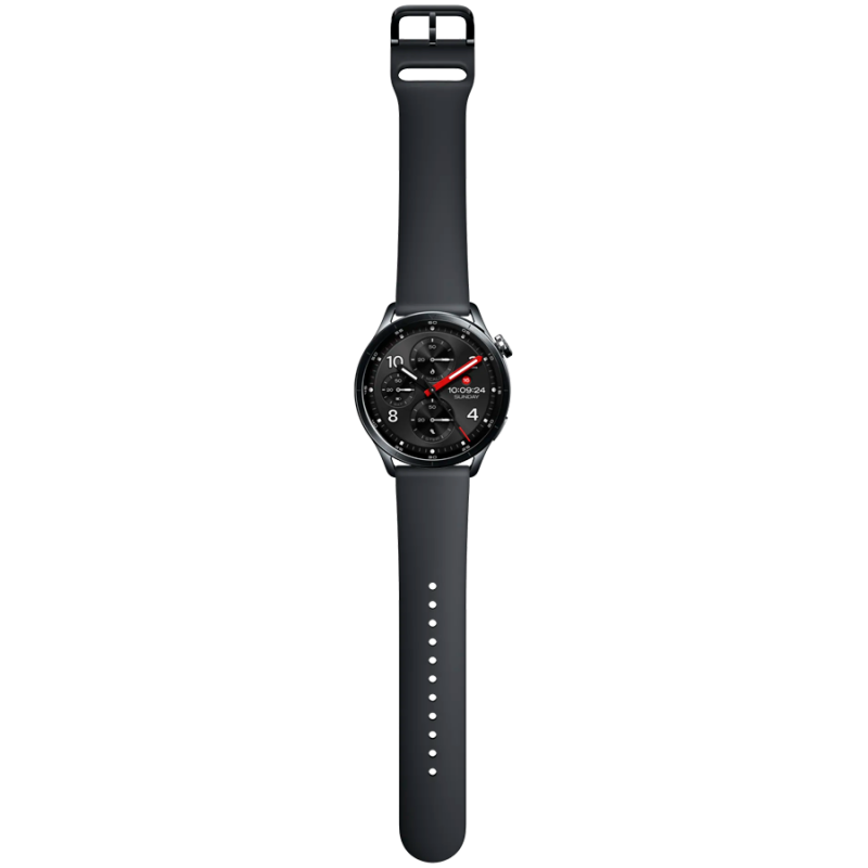 Смарт часовник Xiaomi WATCH S5 M2530W1, 46 мм, 1.48″ AMOLED, GPS, Bluetooth, Водоустойчив, Черен
