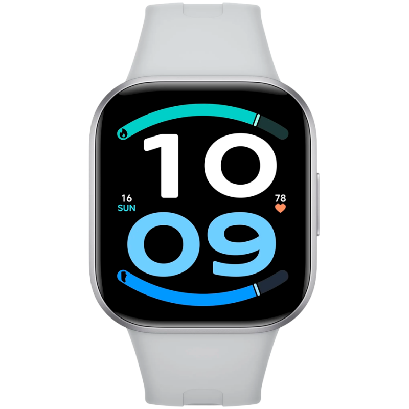 Смарт часовник Xiaomi REDMI WATCH 6 ACTIVE M2564W1, 1.85″ AMOLED, Bluetooth, 140+ спортни режима, Сребрист
