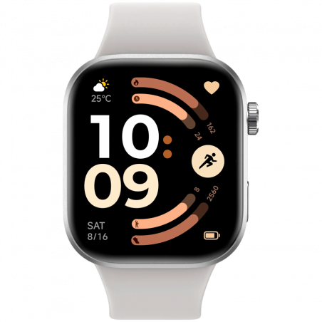 Смарт часовник Xiaomi REDMI WATCH 6 M2523W1, 2.07″ AMOLED, GPS, Bluetooth, Водоустойчив, Сребрист
