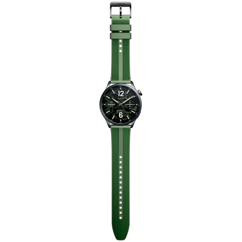 Смарт часовник Xiaomi WATCH S5 M2530W1, 46 мм, 1.48″ AMOLED, GPS, Bluetooth, Водоустойчив, Зелен