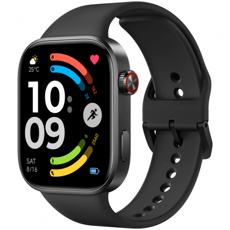 Смарт часовник Xiaomi REDMI WATCH 6 M2523W1, 2.07″ AMOLED, GPS, Bluetooth, Водоустойчив, Черен