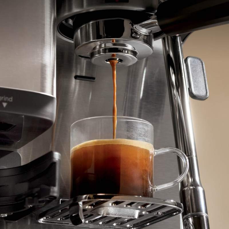 Кафеавтомат 2в1 Ninja Luxe Café Mini ES352EU, 1650W, 9 bar, 250 г, 1.3 л, Barista Assist, 3 настройки пяна, 6 вида еспресо, Инокс