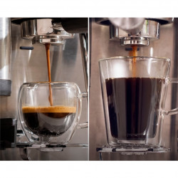 Кафеавтомат 2в1 Ninja Luxe Café Mini ES352EU, 1650W, 9 bar, 250 г, 1.3 л, Barista Assist, 3 настройки пяна, 6 вида еспресо, Инокс