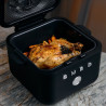 Фритюрник с горещ въздух Smeg Collezione AFC01WHMAU, 1450W, 7.3 л, 40-200°C, 7 програми, Двоен режим, Сензорно управление, Таймер, LED, Бял
