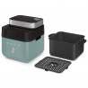 Фритюрник с горещ въздух Smeg Collezione AFC01EGMAU, 1450W, 7.3 л, 40-200°C, 7 програми, Двоен режим, Сензорно управление, Таймер, LED, Зелен