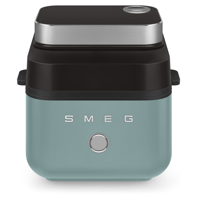 Фритюрник с горещ въздух Smeg Collezione AFC01EGMAU, 1450W, 7.3 л, 40-200°C, 7 програми, Двоен режим, Сензорно управление, Таймер, LED, Зелен