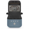 Фритюрник с горещ въздух Smeg Collezione AFC01SBMAU, 1450W, 7.3 л, 40-200°C, 7 програми, Двоен режим, Сензорно управление, Таймер, LED, Син