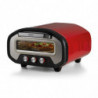 Електрическа фурна за пица Ariete Da Gennaro 3901/00, 2200W, 430°C, 3 режима, Каменна плоча, Таймер, Червен
