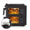 Фритюрник с горещ въздух Ariete 4640/00, 2460W, 11 л, 2 кошници, 6 програми, Сензорен дисплей, Черен