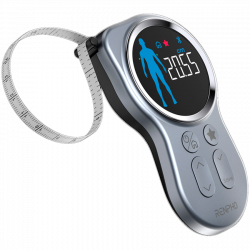 Смарт измервателна лента за тяло RENPHO PEU-R-Y002-BK, 150 см, LCD дисплей, Bluetooth, Черен