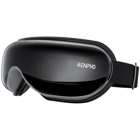 Масажор за очи RENPHO EYERIS 1 PEU-RF-EM001-BK, 6 режима, Въздушна компресия, 3 степени на нагряване, Bluetooth, Черен