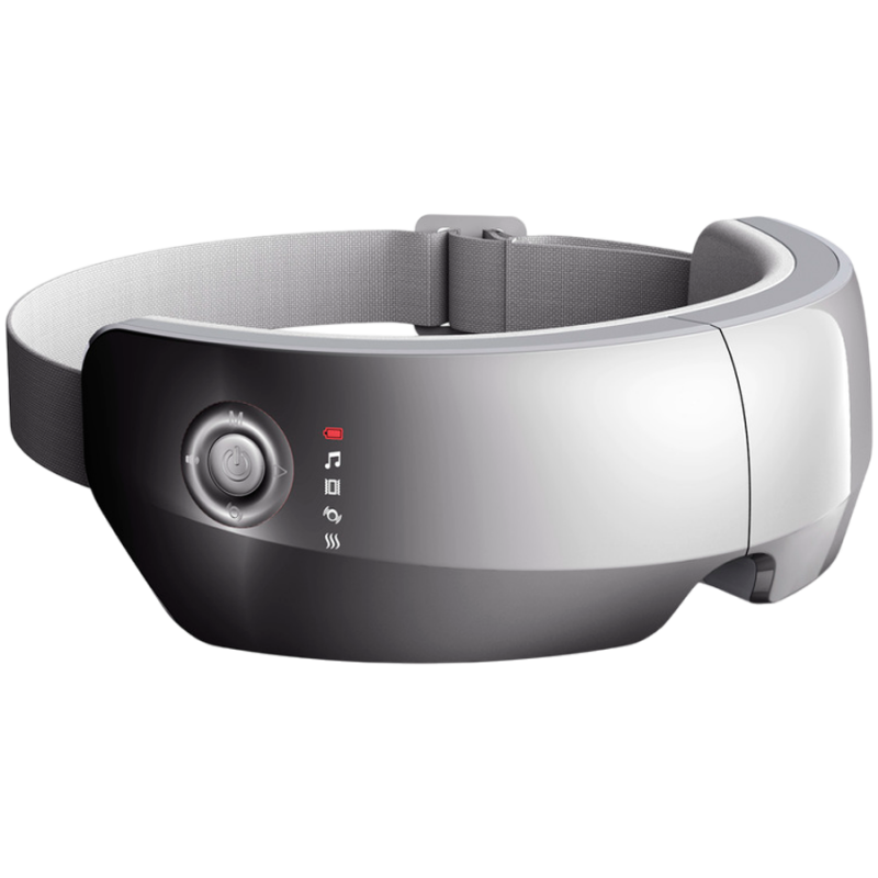 Масажор за очи RENPHO PEU-R-G004-GY, 5 режима, Нагряване, Въздушна компресия, Bluetooth, Сив