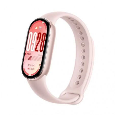 Фитнес гривна Xiaomi SMART BAND 11 BHR09KSGL, 1.72″, 150+ спортни режима, Bluetooth, Розов