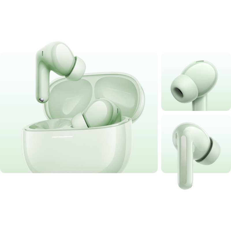 Слушалки Xiaomi Redmi Buds 8 M2544E1, 11 часа, BT 5.4, IP54, Hi-Res Audio Wireless, AI шумопотискане, Бързо зареждане, Зелен