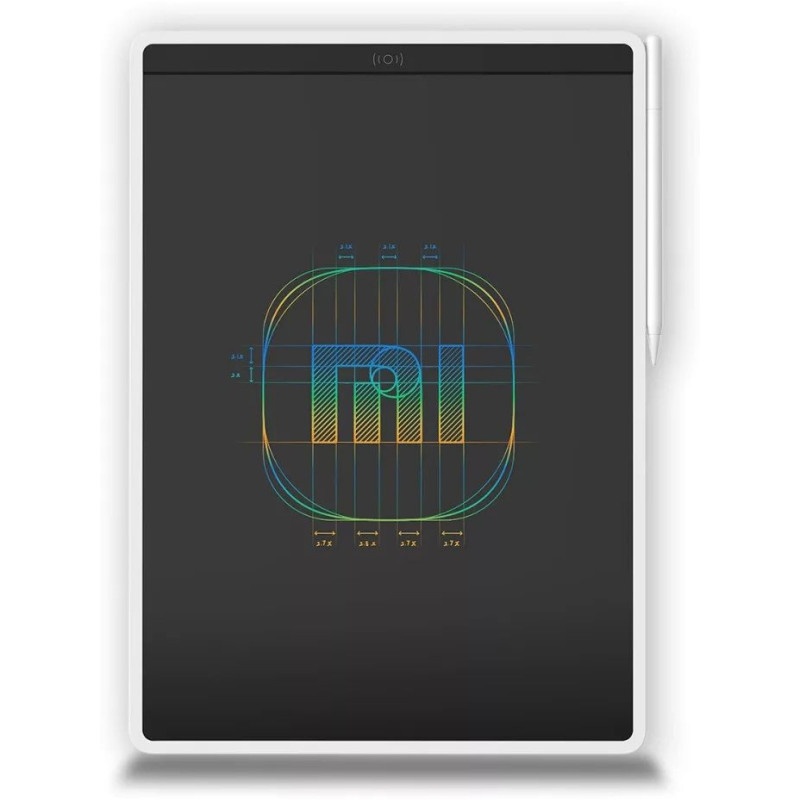 Таблет за писане и рисуване Xiaomi BHR7278GL, 13.5″, Цветни линии, Магнитен стилус, LCD екран, Бял