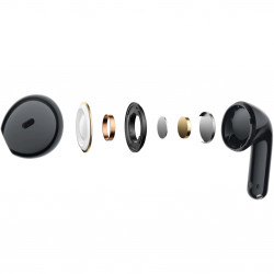 Слушалки Xiaomi Redmi Buds 8 Active M2537E1, 7 часа, Bt 5.4, IP54, Говорител с титаниева мембрана, AI шумопотискане, Бързо зареждане, Черен