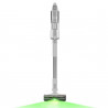 Вертикална прахосмукачка Levoit VortexIQ LSV-V221-VEU, 210W, 0.85 л, 50 мин, 3 степени, Зелена светлина при четката NeoSight™, 5-степенна HEPA, 180° глава, Бял/сребрист