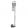 Вертикална прахосмукачка Levoit VortexIQ LSV-V221-VEU, 210W, 0.85 л, 50 мин, 3 степени, Зелена светлина при четката NeoSight™, 5-степенна HEPA, 180° глава, Бял/сребрист
