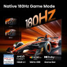 Телевизор Hisense 65UR8S, 4K UltraHD 3840 x 2160, 65", Клас E, Mini-LED, 180 Hz, Антирефлексно покритие, Hi-View AI Engine RGB, VIDAA, Черен