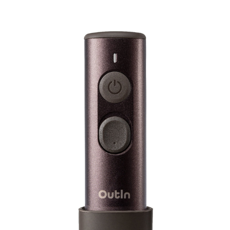 Миксер за разпенване на мляко Outin LattoGo, 2 скорости, MeshWhisk, 1400 mAh, USB Type-C, Кафяв