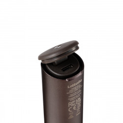 Миксер за разпенване на мляко Outin LattoGo, 2 скорости, MeshWhisk, 1400 mAh, USB Type-C, Кафяв