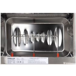 Микровълнова фурна Finlux FMO-2022RBL, 800 W, 20 литра, Грил, Размразяване, Черен