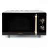 Микровълнова фурна Finlux FMO-2022RBL, 800 W, 20 литра, Грил, Размразяване, Черен