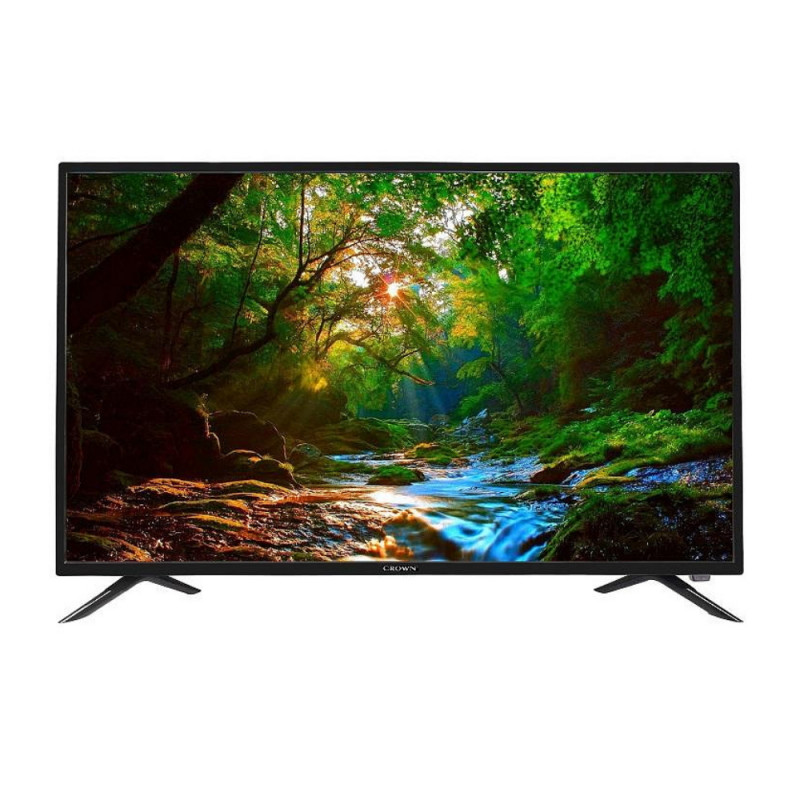 Телевизор Crown 3277T2, 1366x768 HD Ready, 32 inch, 81 см, LED, Черен ...